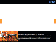 Tablet Screenshot of forestheroes.org